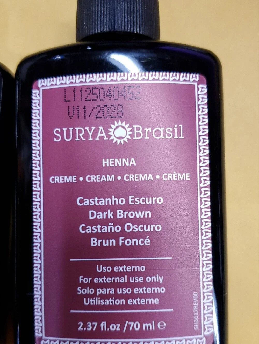 Henna Cream Hair Color - Dark Brown